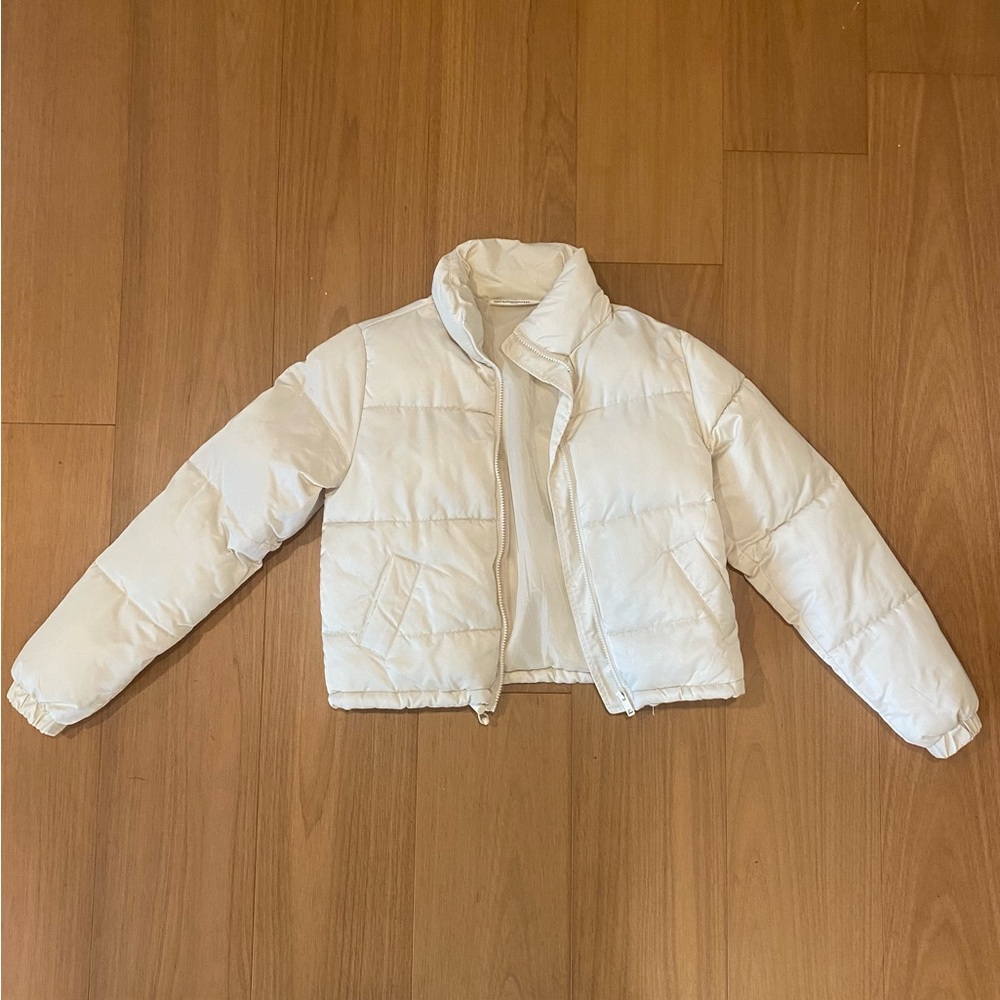 White Puffer Jacket